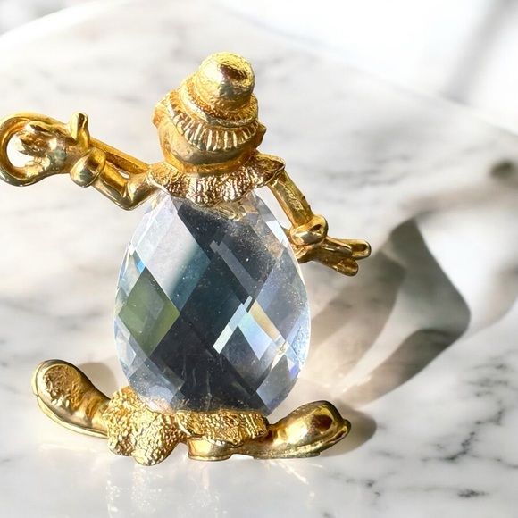 Swarovski Vintage Crystal Clown Figurine - Picture 2 of 3